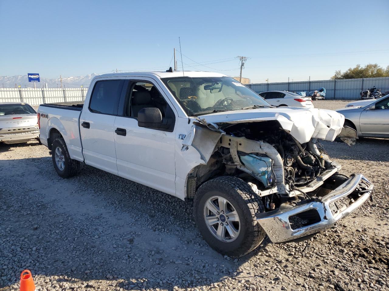 2019 Ford F-150 VIN 1FTFW1E54KKD09111 Copart auction photo, front end damage thumbnail 4
