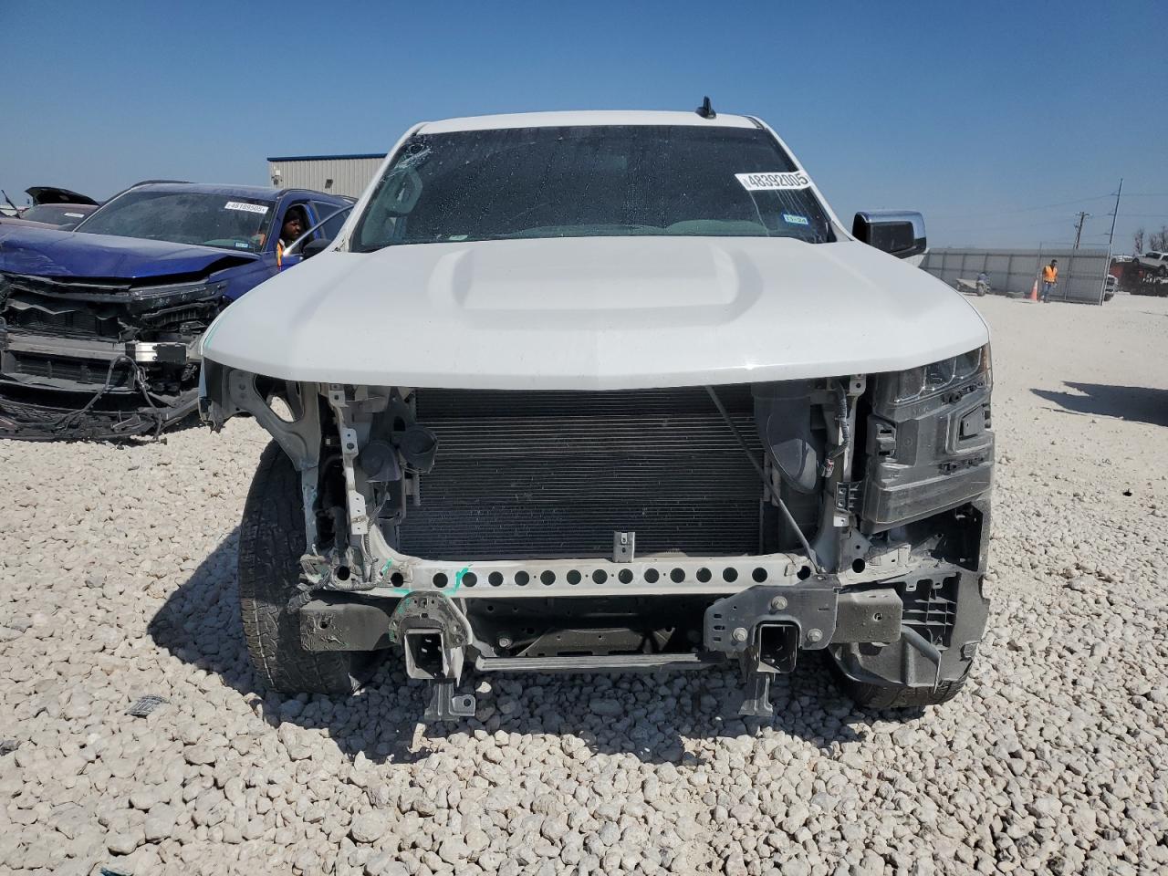 2019 Chevrolet Silverado VIN 3GCPWCED0KG282052 Copart auction photo, front end / frame damage damage thumbnail 5