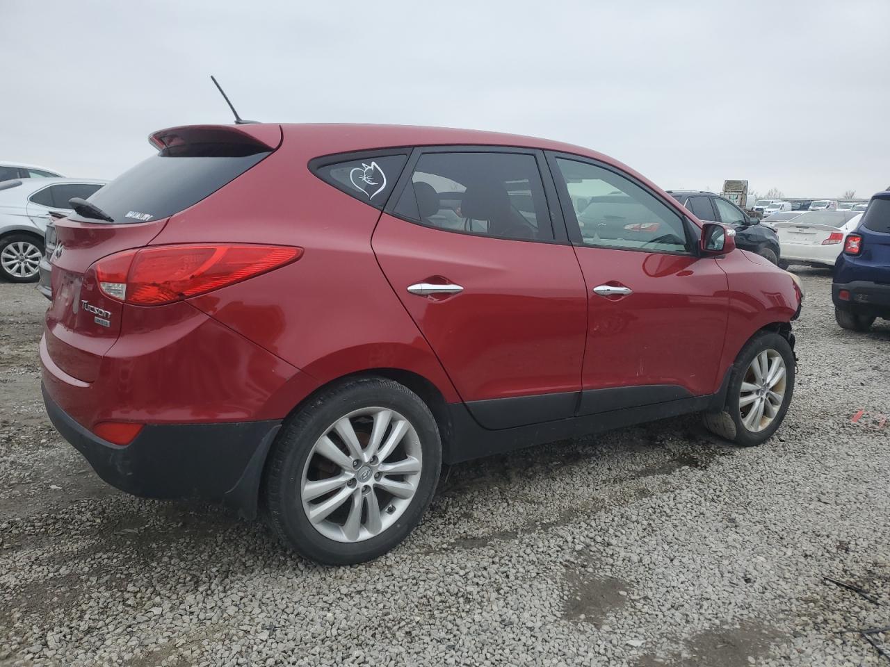 2013 Hyundai Tucson VIN KM8JU3AC3DU548264 Copart auction photo, front end damage thumbnail 3