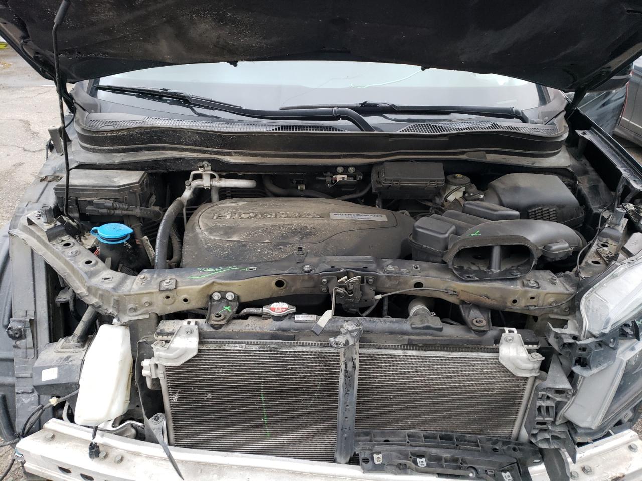 2017 Honda Pilot VIN 5FNYF6H56HB086982 Copart auction photo, front end damage thumbnail 12