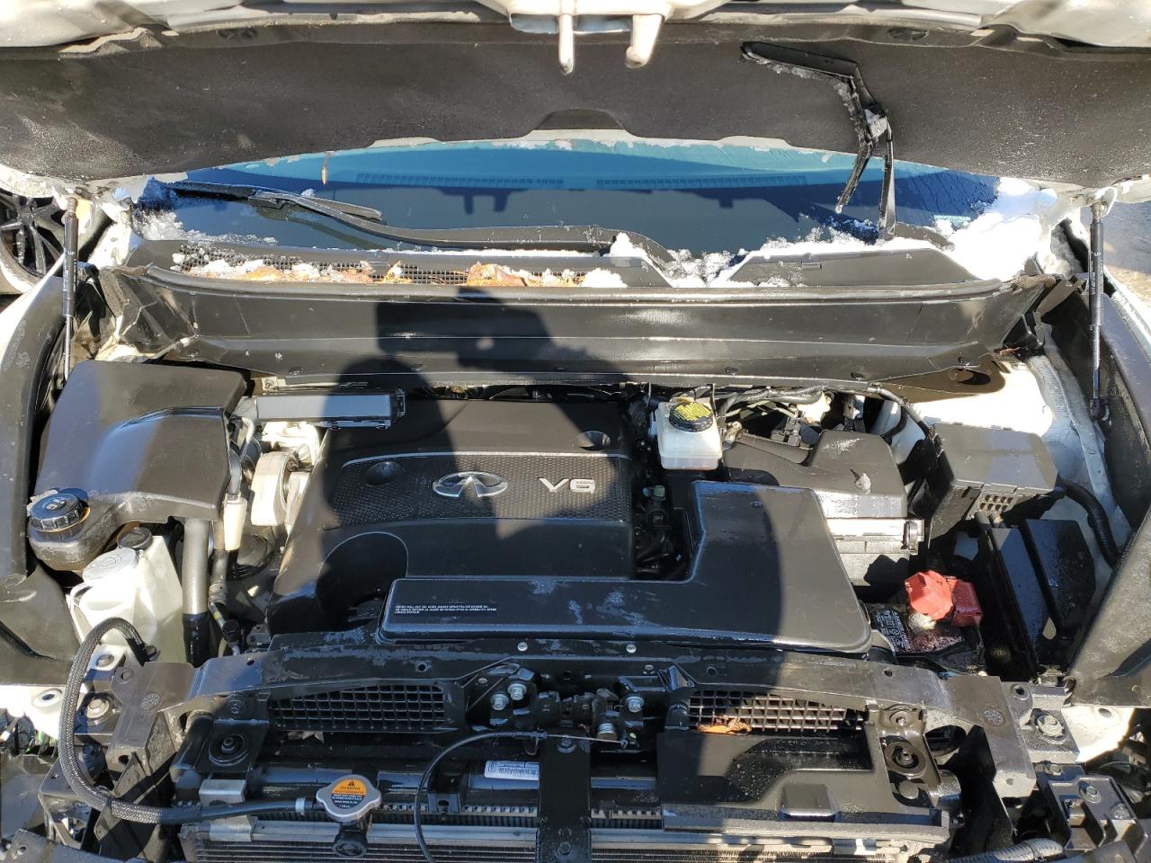 2015 Infiniti QX60 VIN 5N1AL0MNXFC536958 Copart auction photo, front end damage thumbnail 12