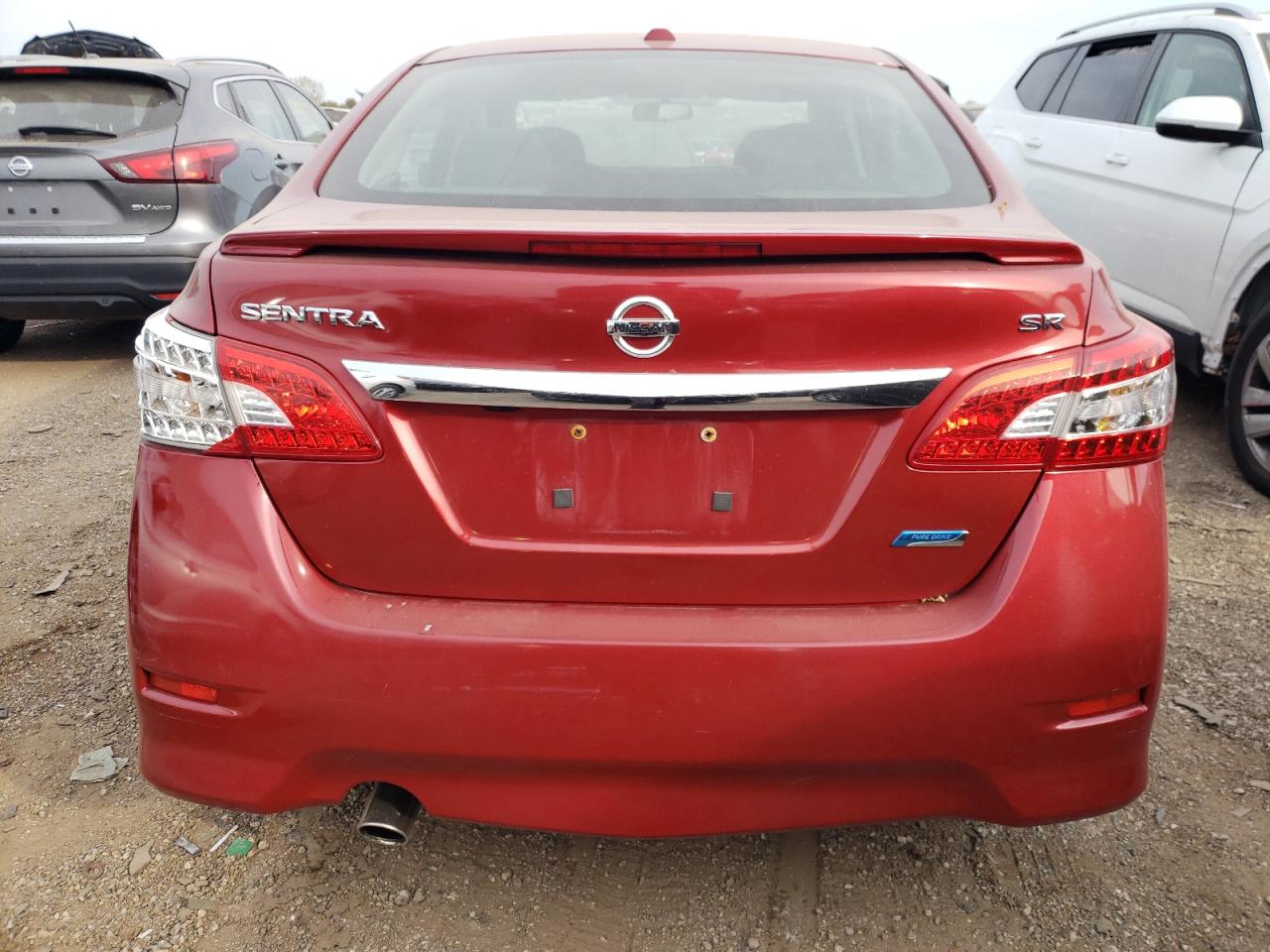2014 Nissan Sentra VIN 3N1AB7AP0EY309051 Copart auction photo, side / front end damage thumbnail 6