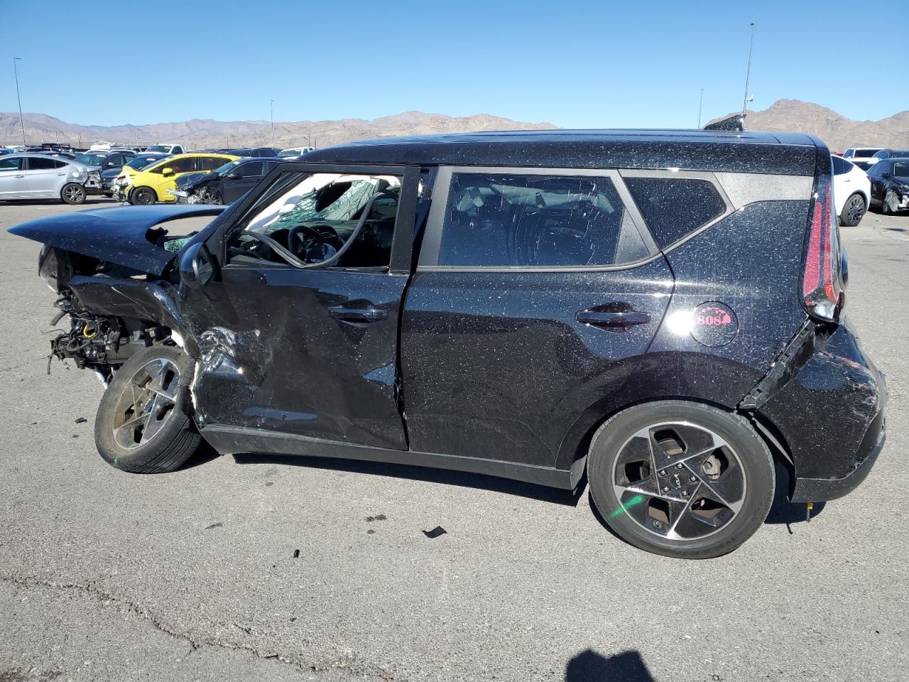 2023 KIA Soul VIN KNDJ33AU8P7849566 Copart auction photo, all over damage thumbnail 2