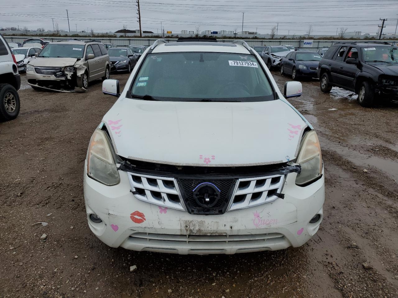 2013 Nissan Rogue VIN JN8AS5MV8DW106804 Copart auction photo, front end damage thumbnail 5