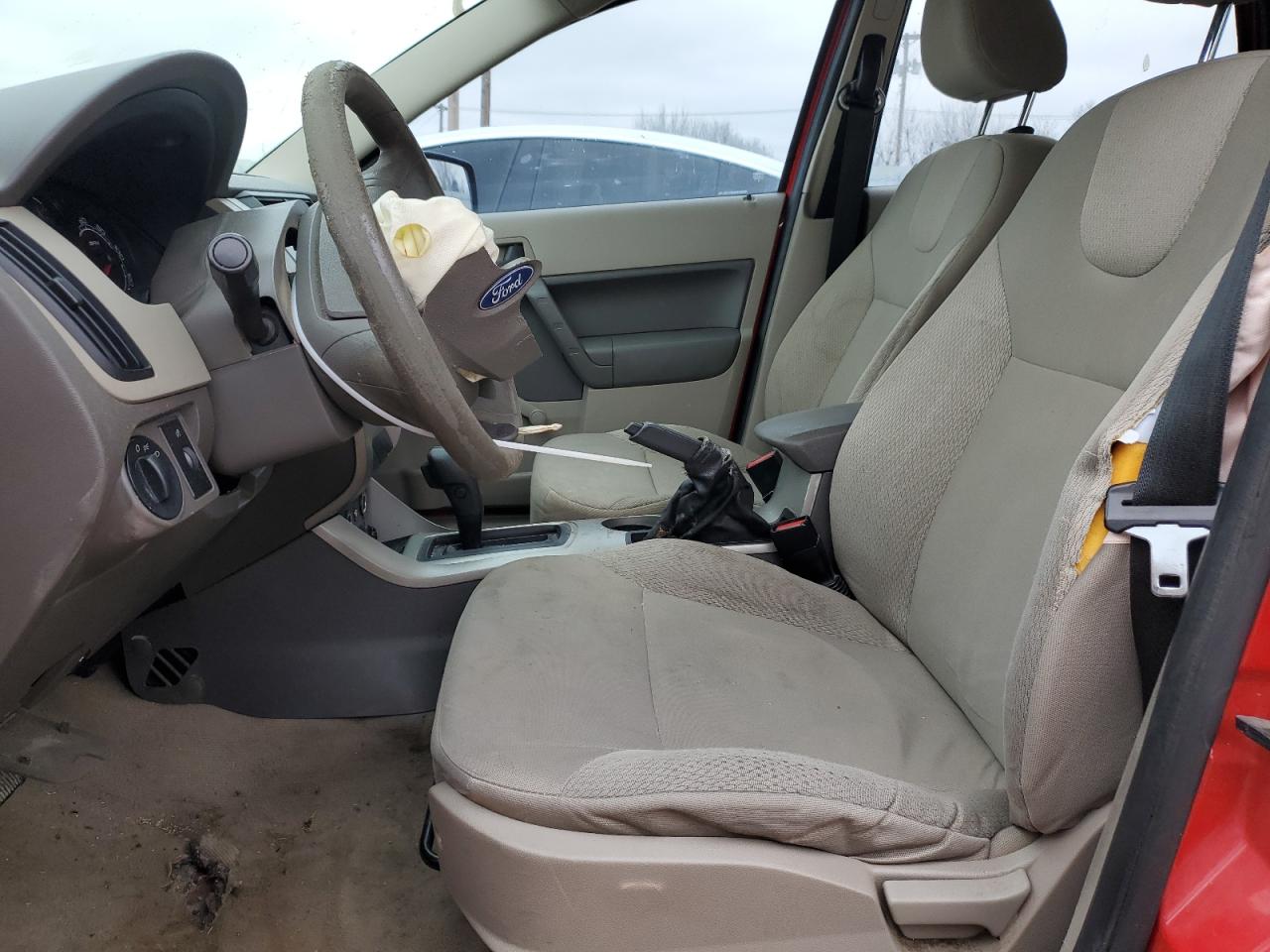 2008 Ford Focus VIN 1FAHP34N98W296186 Copart auction photo, front end / minor dent/scratches damage thumbnail 7
