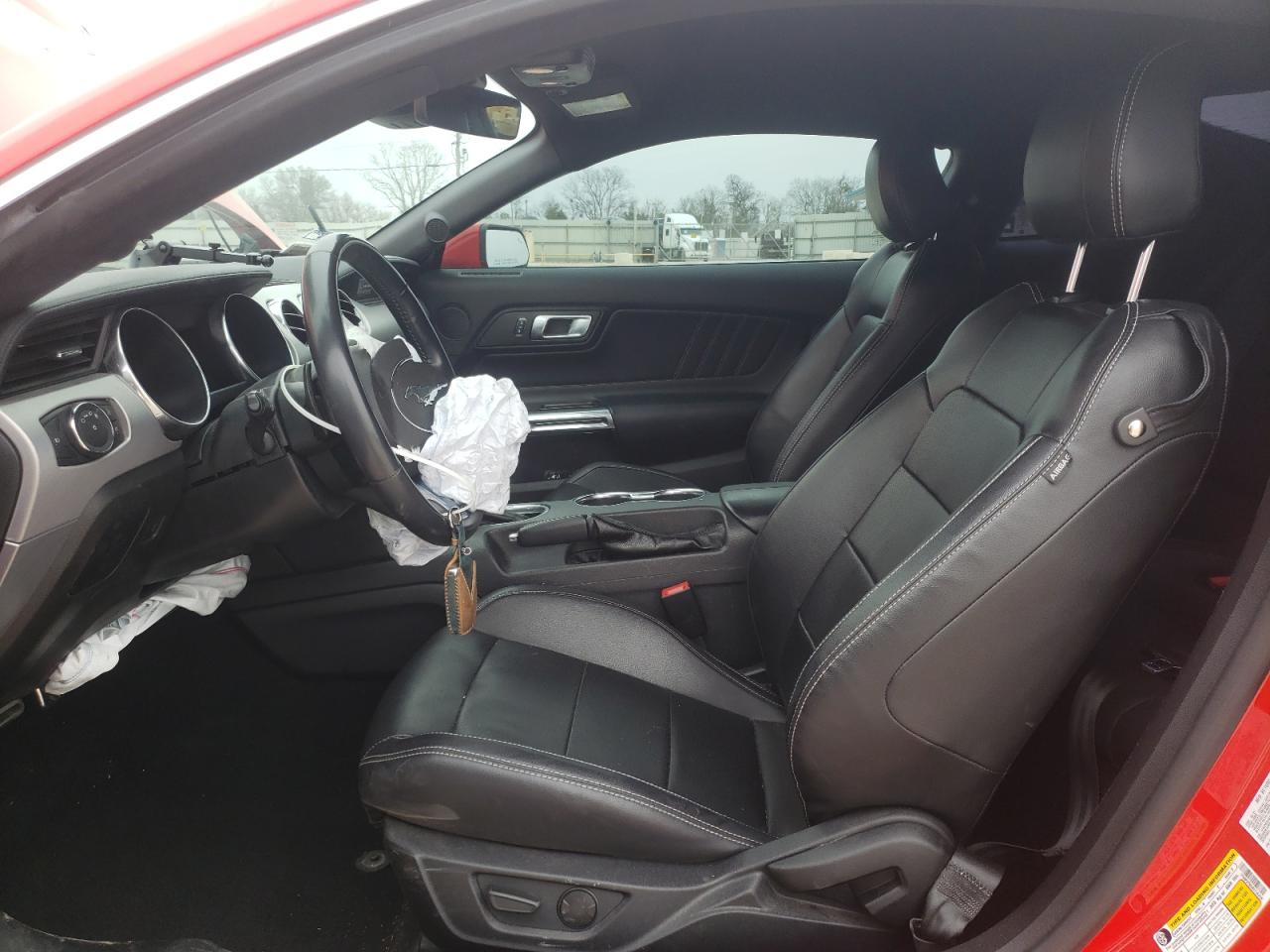 2021 Ford Mustang VIN 1FA6P8TH5M5126438 Copart auction photo, front end damage thumbnail 7