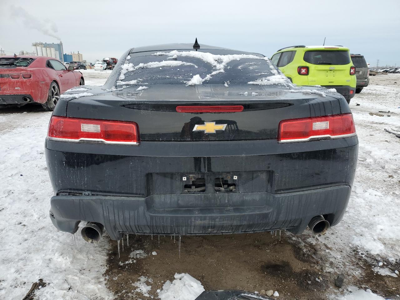 2015 Chevrolet Camaro VIN 2G1FD1E35F9257735 Copart auction photo, rollover damage thumbnail 6