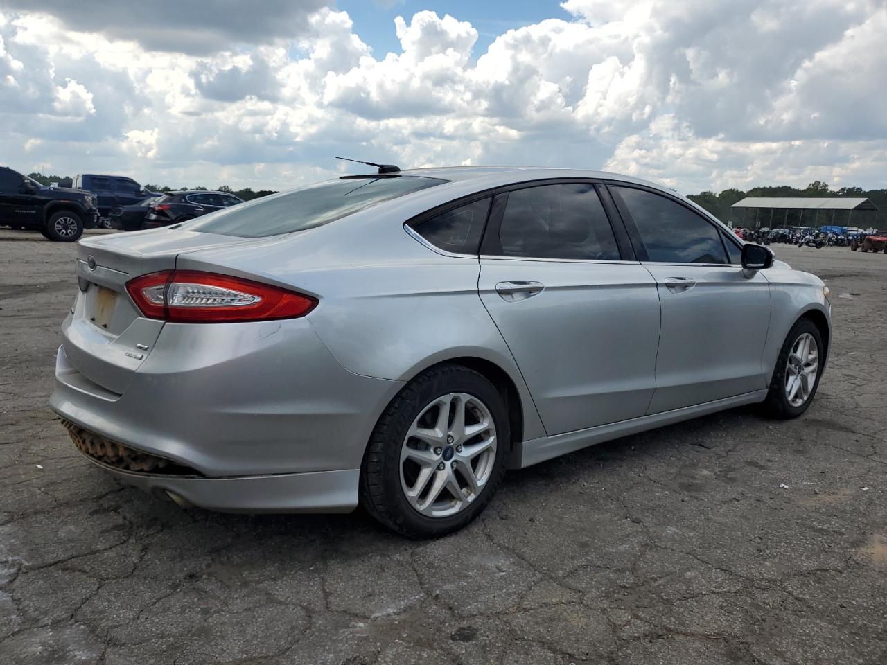 2014 Ford Fusion VIN 3FA6P0HDXER154693 Copart auction photo, all over damage thumbnail 3