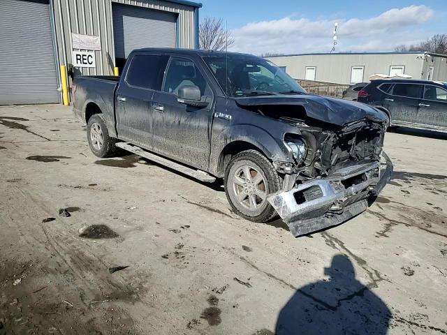 2018 Ford F-150 VIN 1FTEW1E55JFB03542 Copart auction photo, front end / side damage thumbnail 11