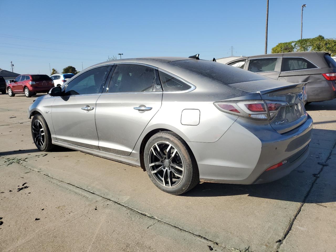 2017 Hyundai Sonata VIN KMHE34L15HA059491 Copart auction photo, front end / mechanical damage thumbnail 2
