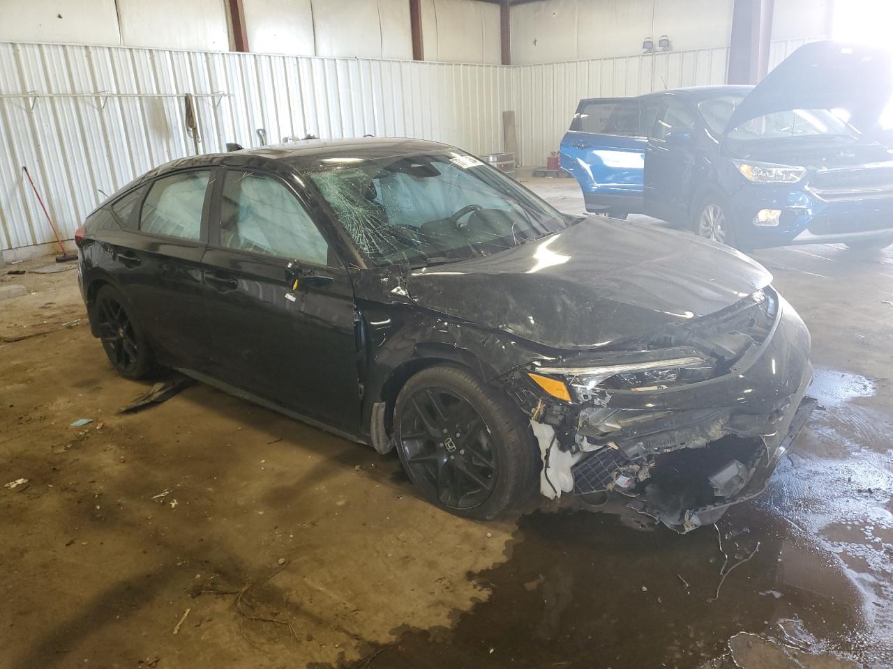 2023 Honda Civic VIN 19XFL2H81PE001716 Copart auction photo, front end / side damage thumbnail 4