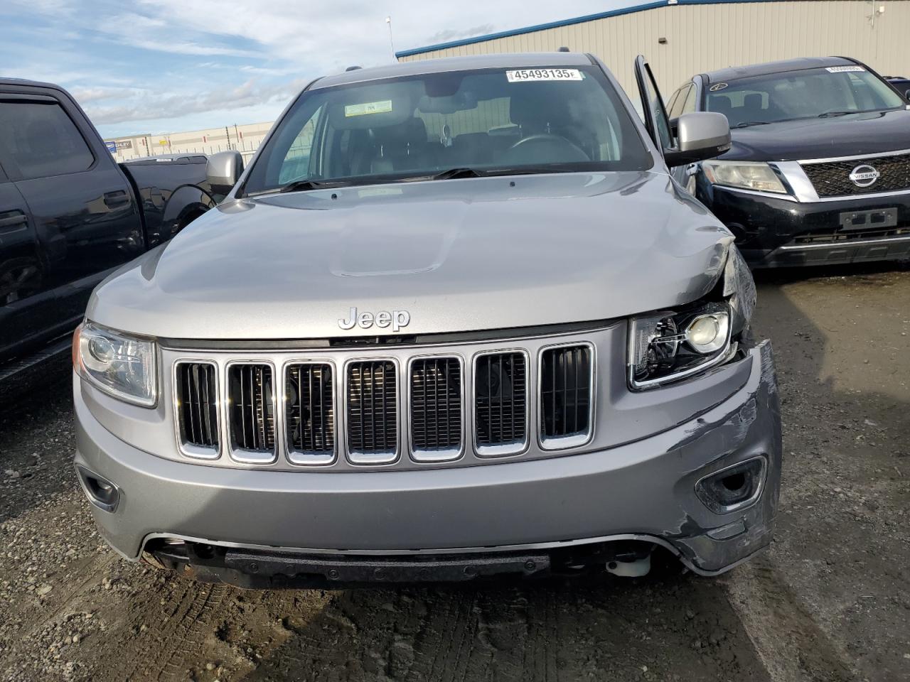 2014 Jeep Grand Cherokee VIN 1C4RJEBGXEC543065 Copart auction photo, front end / rear end damage thumbnail 5