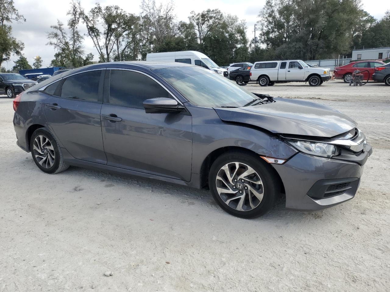 2016 Honda Civic VIN 2HGFC2F77GH500729 Copart auction photo, front end / minor dent/scratches damage thumbnail 4