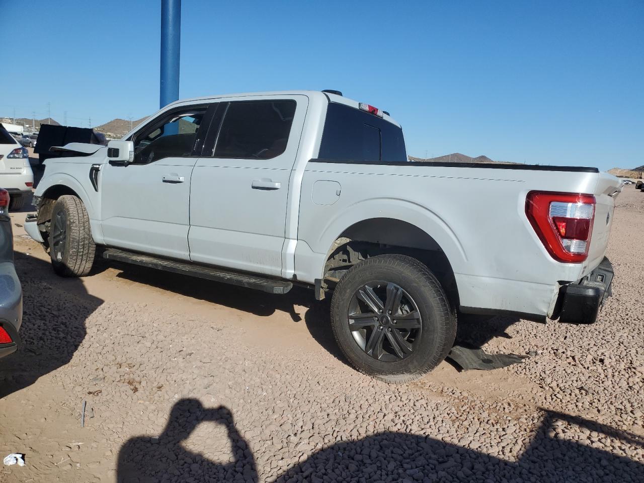 2021 Ford F-150 VIN 1FTFW1E57MKD56393 Copart auction photo, front end / rear end damage thumbnail 2