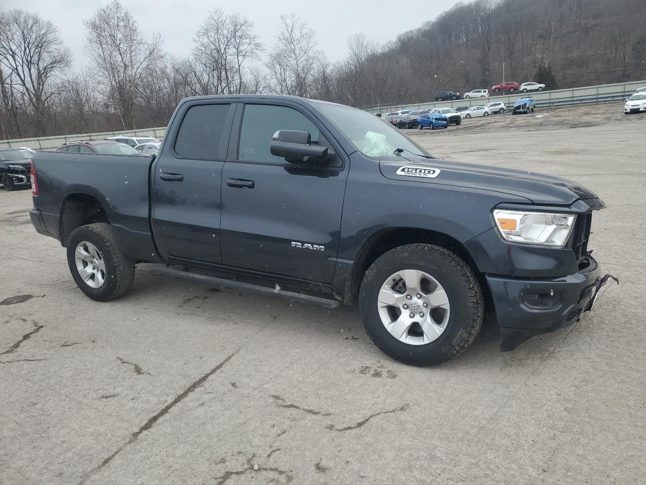 2019 RAM 1500 VIN 1C6SRFBT5KN915125 Copart auction photo, front end damage thumbnail 4