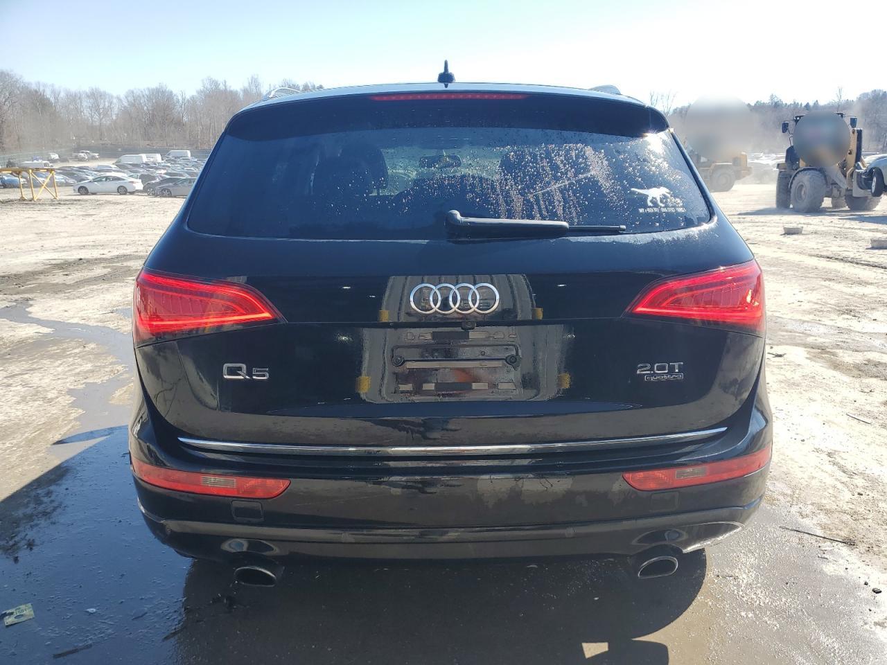 2017 Audi Q5 VIN WA1C2AFP5HA096936 Copart auction photo, front end damage thumbnail 6