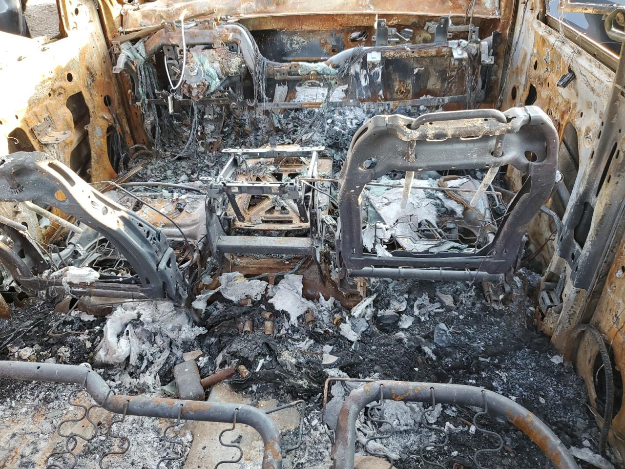 2015 Chevrolet Silverado VIN 1GC1KVE87FF599740 Copart auction photo, burn damage thumbnail 8