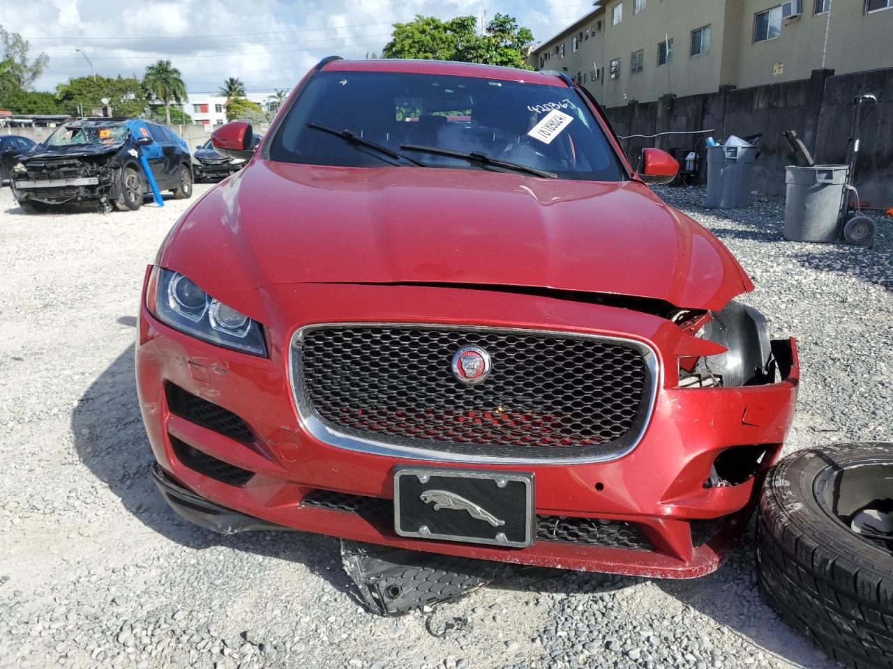 2018 Jaguar F-Pace VIN SADCJ2FX8JA282723 Copart auction photo, all over damage thumbnail 5