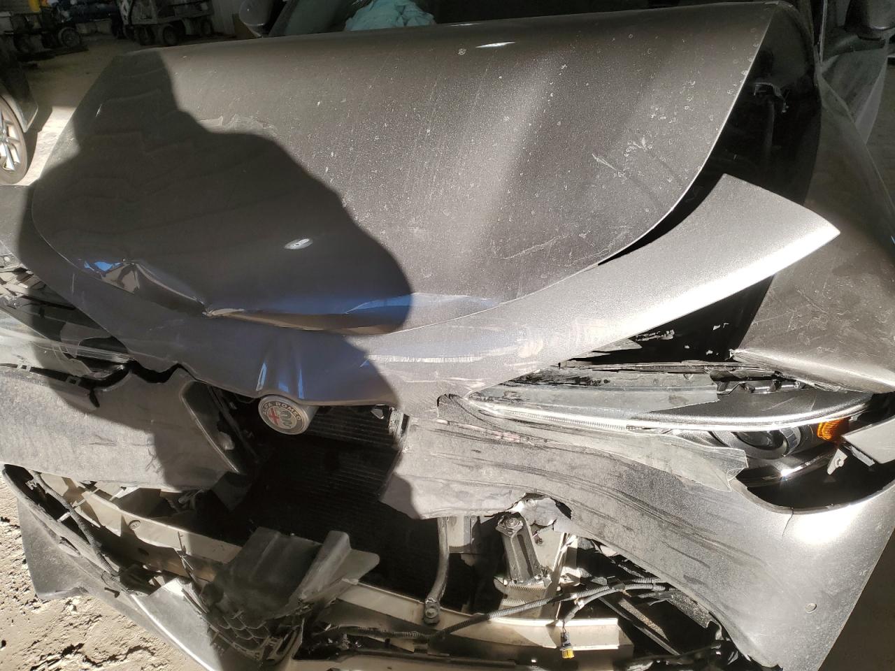 2018 Alfa Romeo Stelvio VIN ZASFAKBNXJ7B80163 Copart auction photo, front end damage thumbnail 14