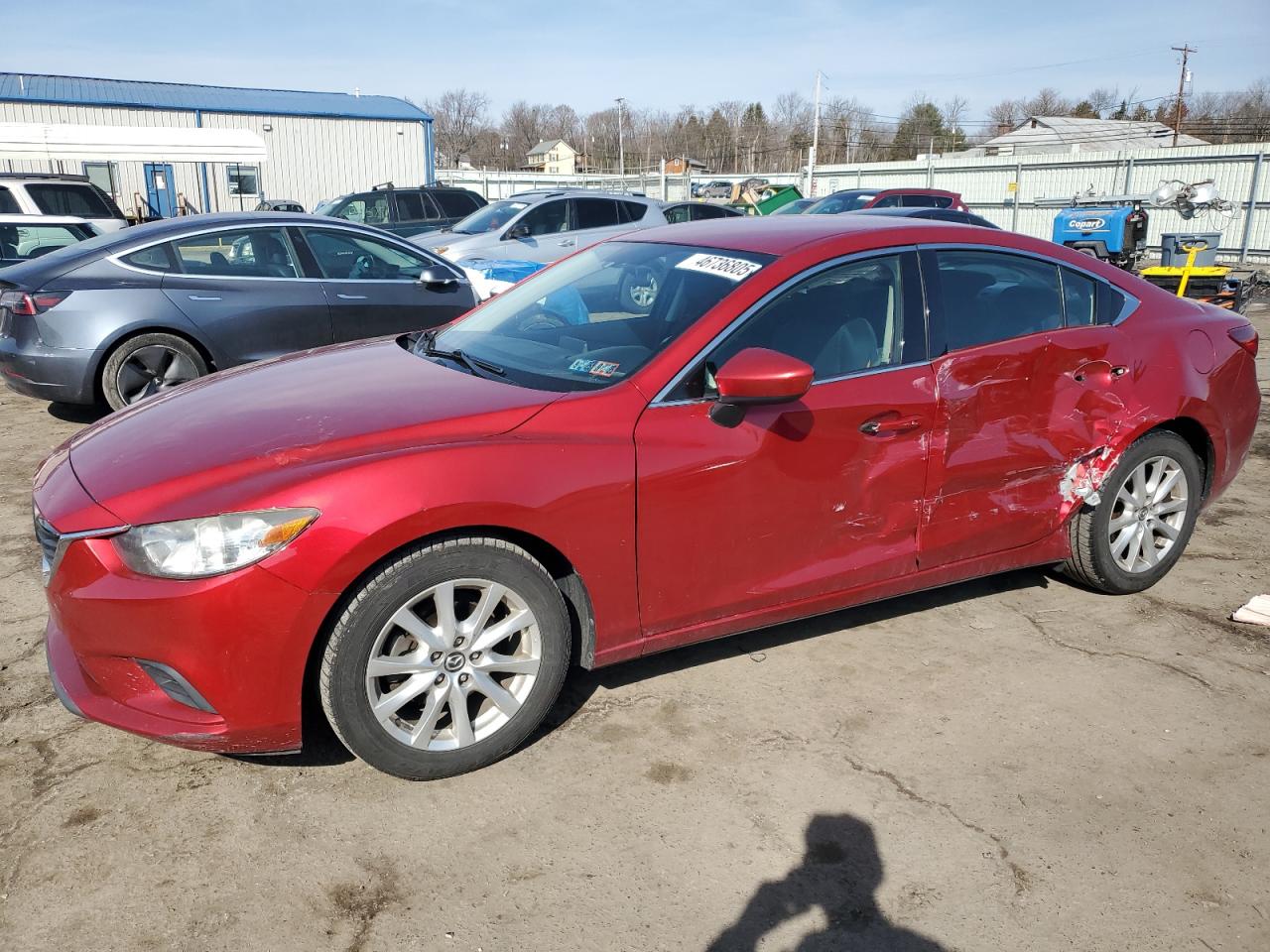 2016 Mazda 6 VIN JM1GJ1U51G1460201