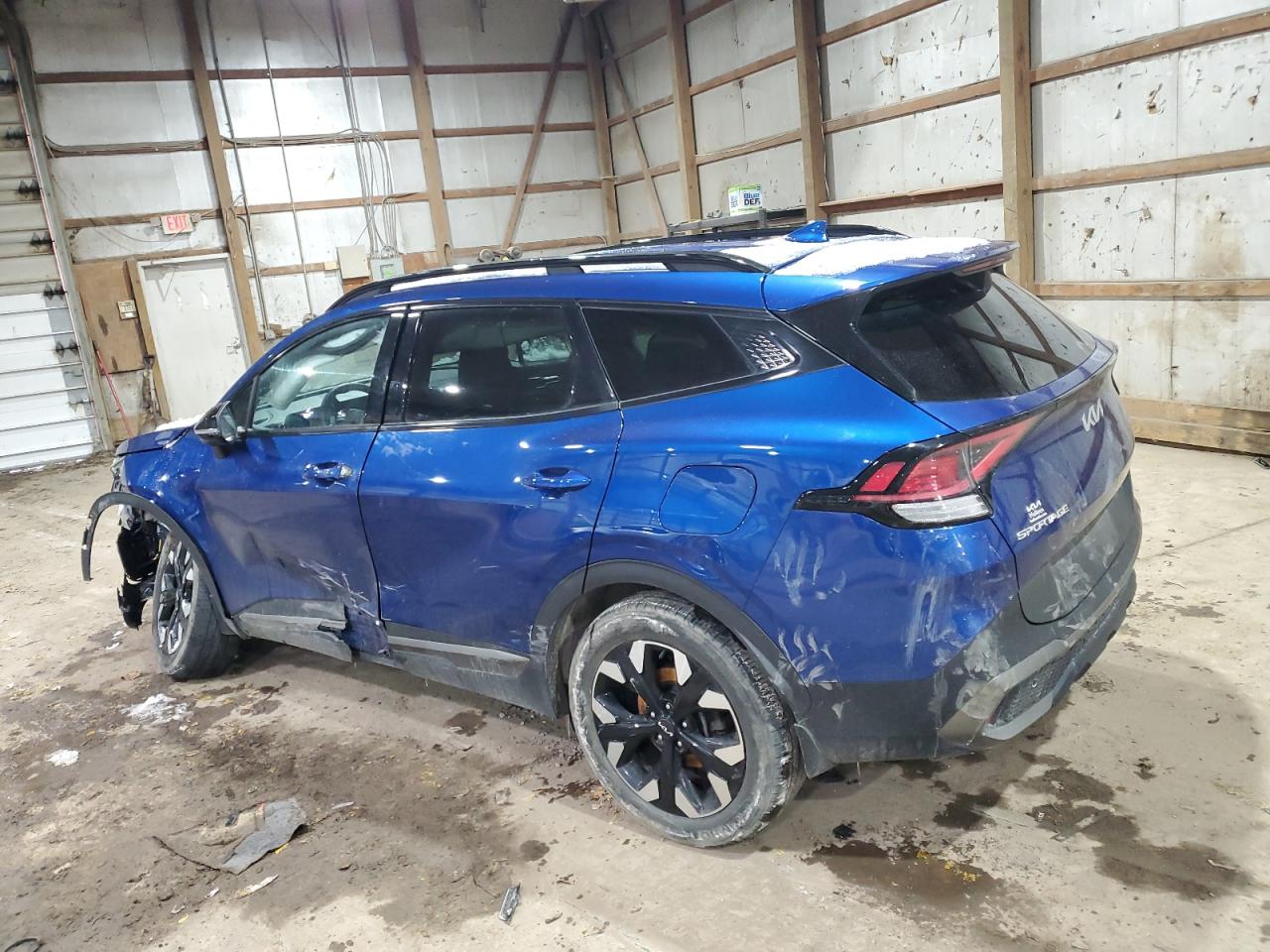 2023 KIA Sportage VIN 5XYK6CAF7PG045310 Copart auction photo, vandalism / all over damage thumbnail 2
