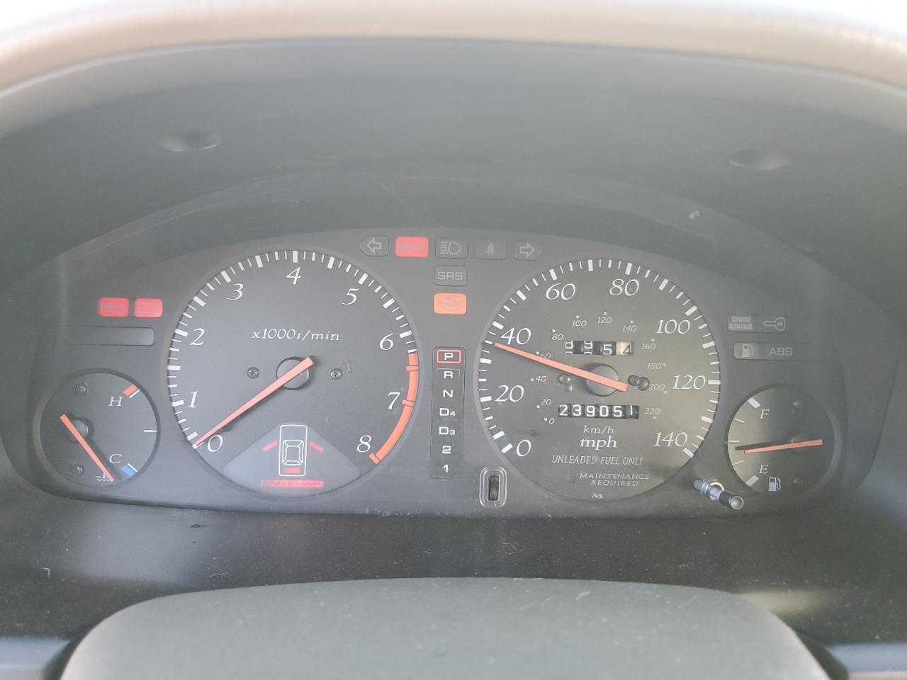 1998 Acura CL VIN 19UYA2254WL004534 Copart auction photo, side damage thumbnail 9