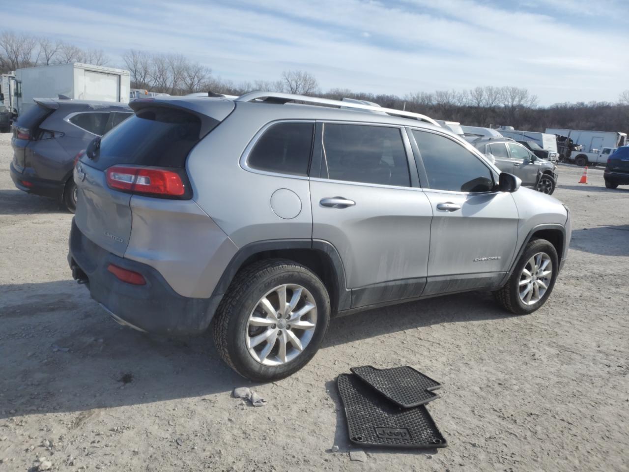 2014 Jeep Grand Cherokee VIN 1C4PJMDS8EW242537 Copart auction photo, front end damage thumbnail 3