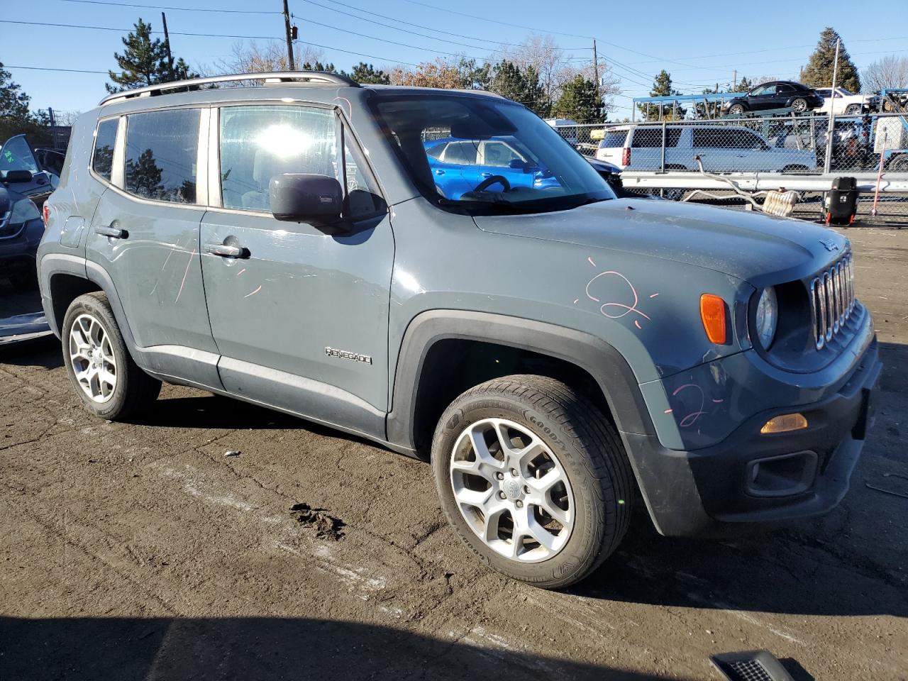 2018 Jeep Renegade VIN ZACCJBBBXJPG72339 Copart auction photo, side / hail damage thumbnail 4