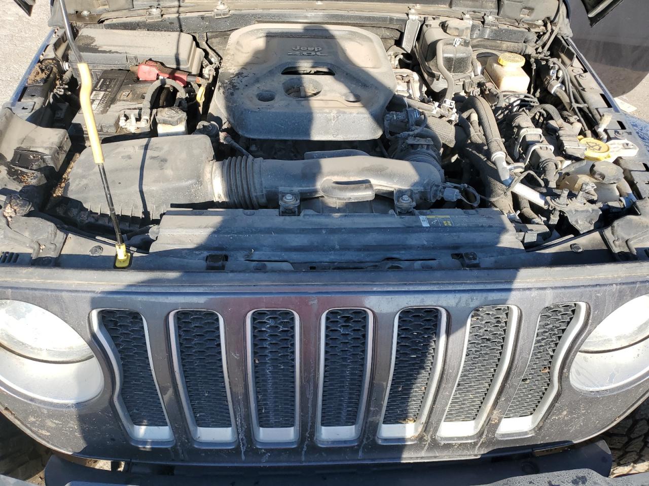 2020 Jeep Wrangler VIN 1C4HJXEN4LW213662 Copart auction photo, all over / water/flood damage thumbnail 11