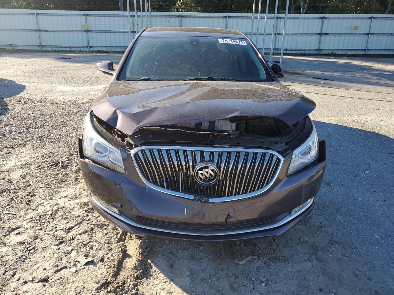 2014 Buick LaCrosse VIN 1G4GB5G33EF235451 Copart auction photo, front end / rear end damage thumbnail 5