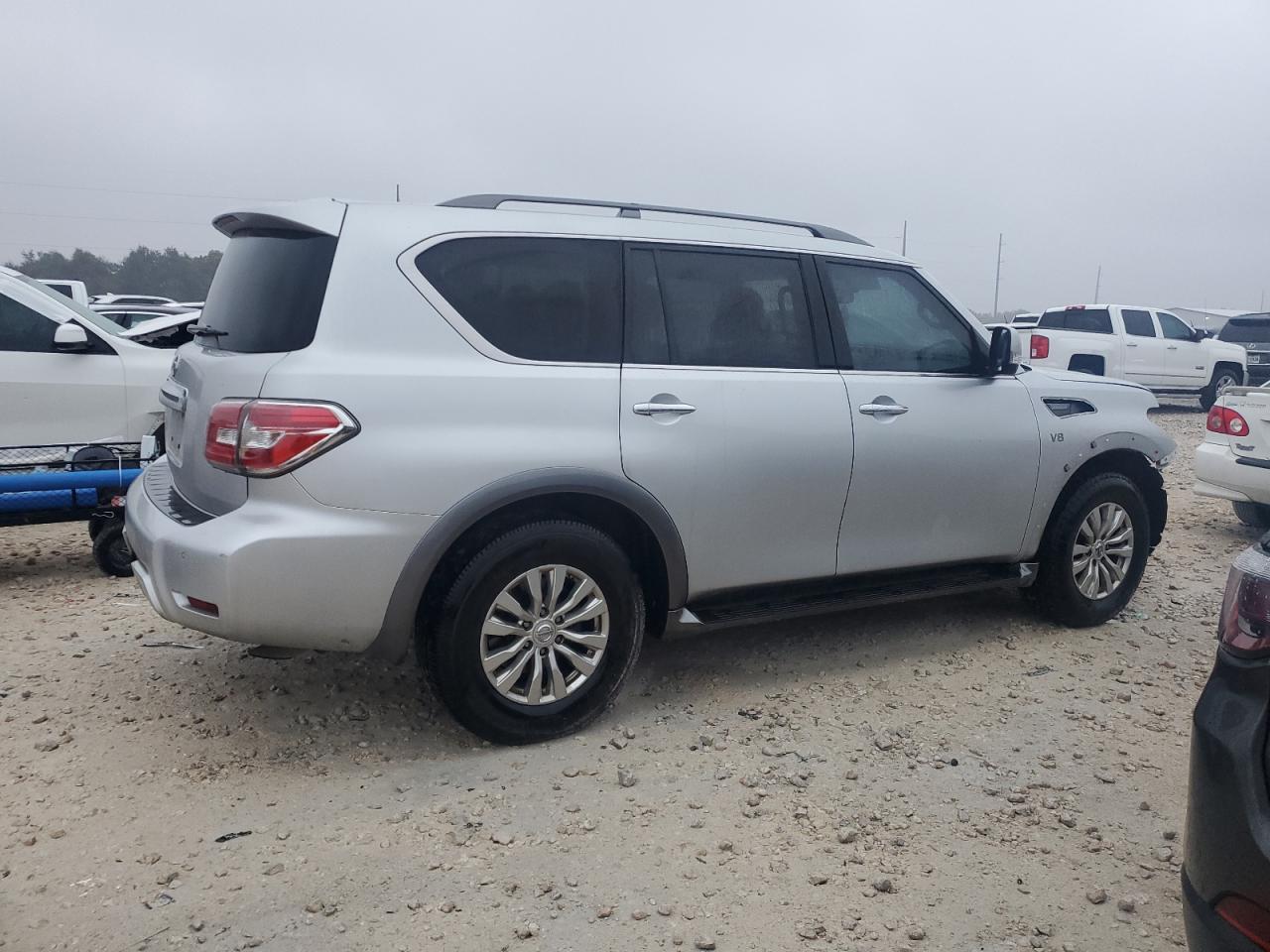 2018 Nissan Armada VIN JN8AY2NDXJ9056825 Copart auction photo, front end damage thumbnail 3
