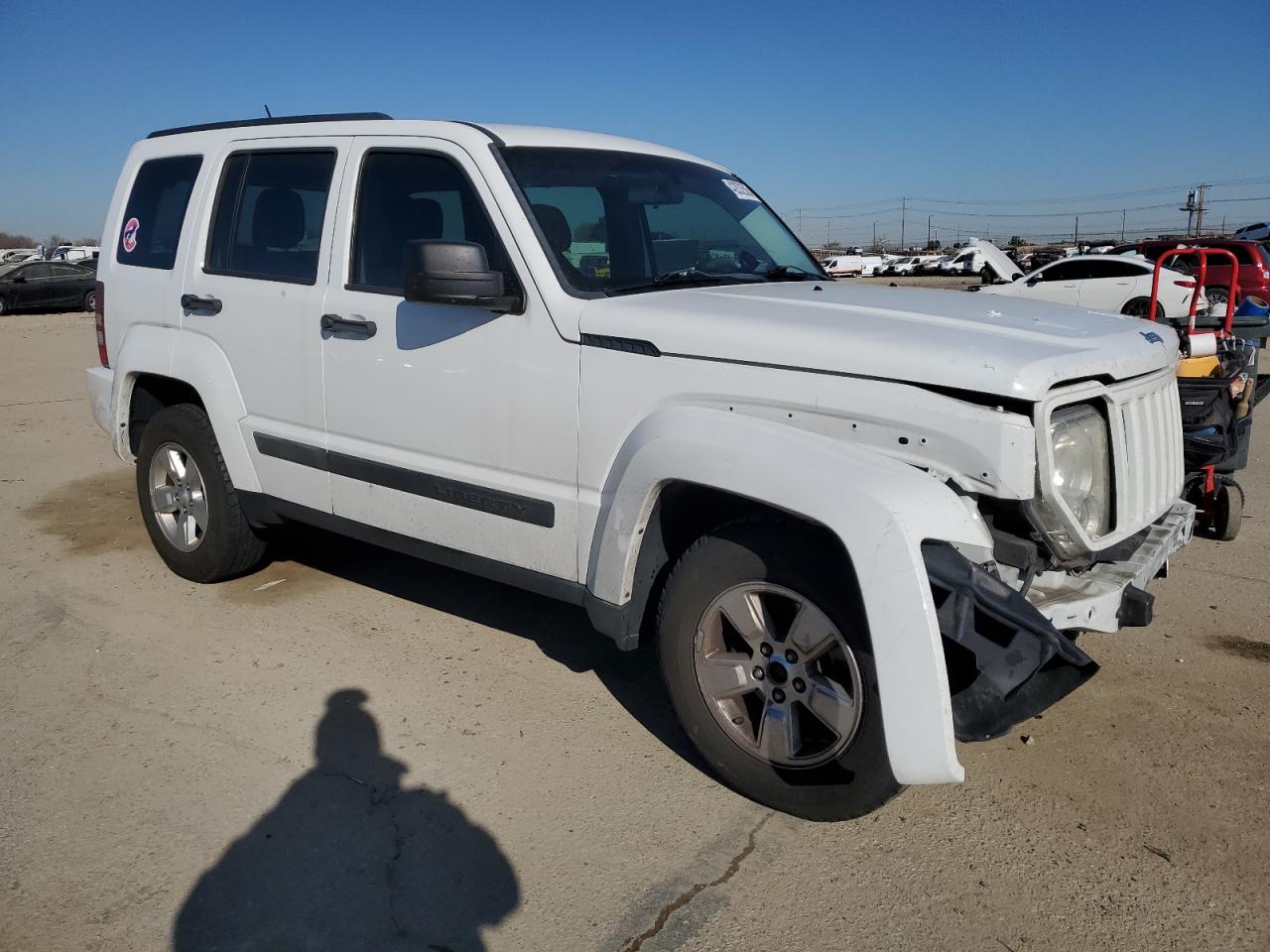 2012 Jeep Liberty (North America) VIN 1C4PJMAK2CW208742 Copart auction photo, front end / frame damage damage thumbnail 4