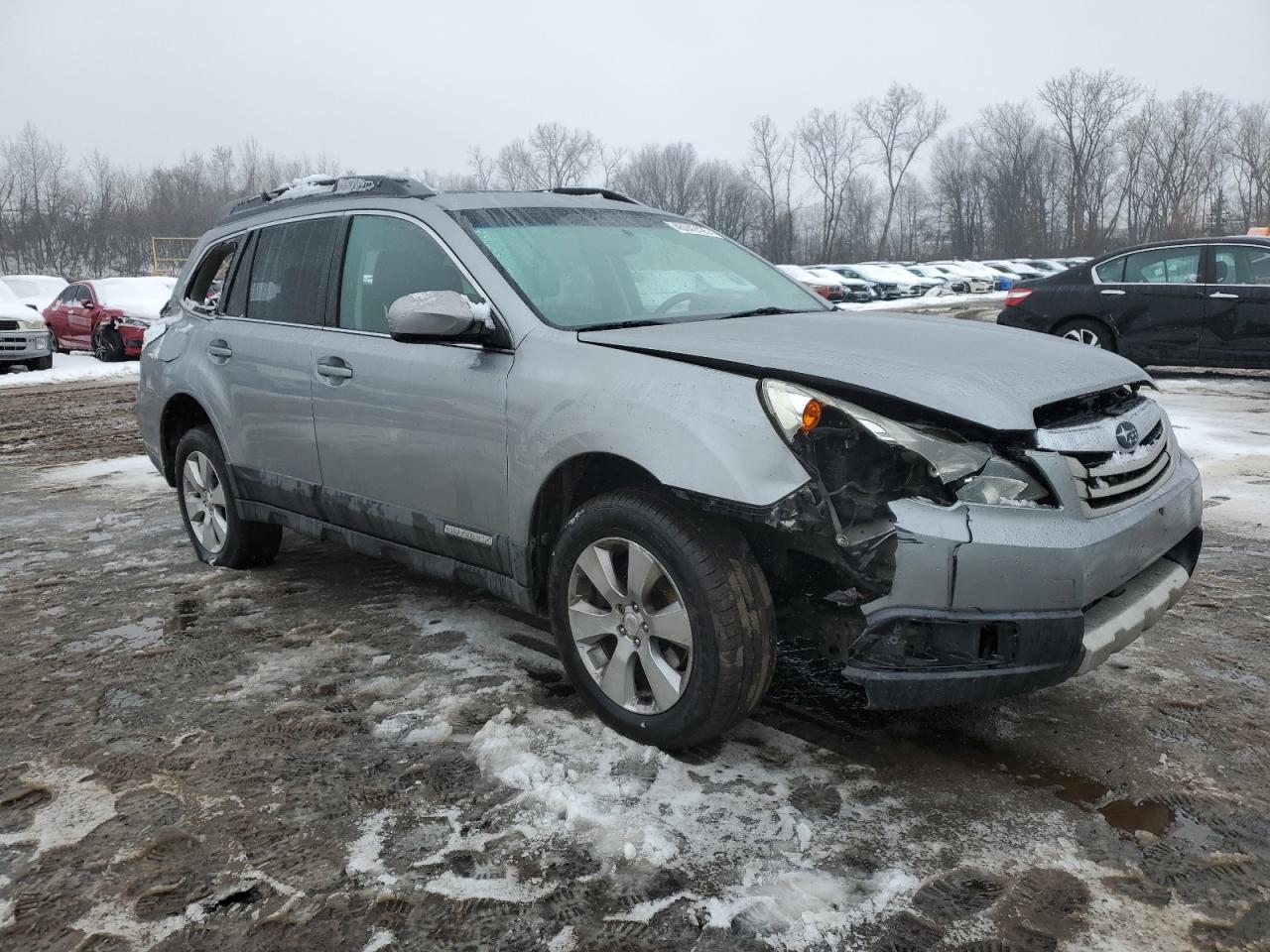 2011 Subaru Outback VIN 4S4BRDLC0B2357418 Copart auction photo, front end / rear end damage thumbnail 4
