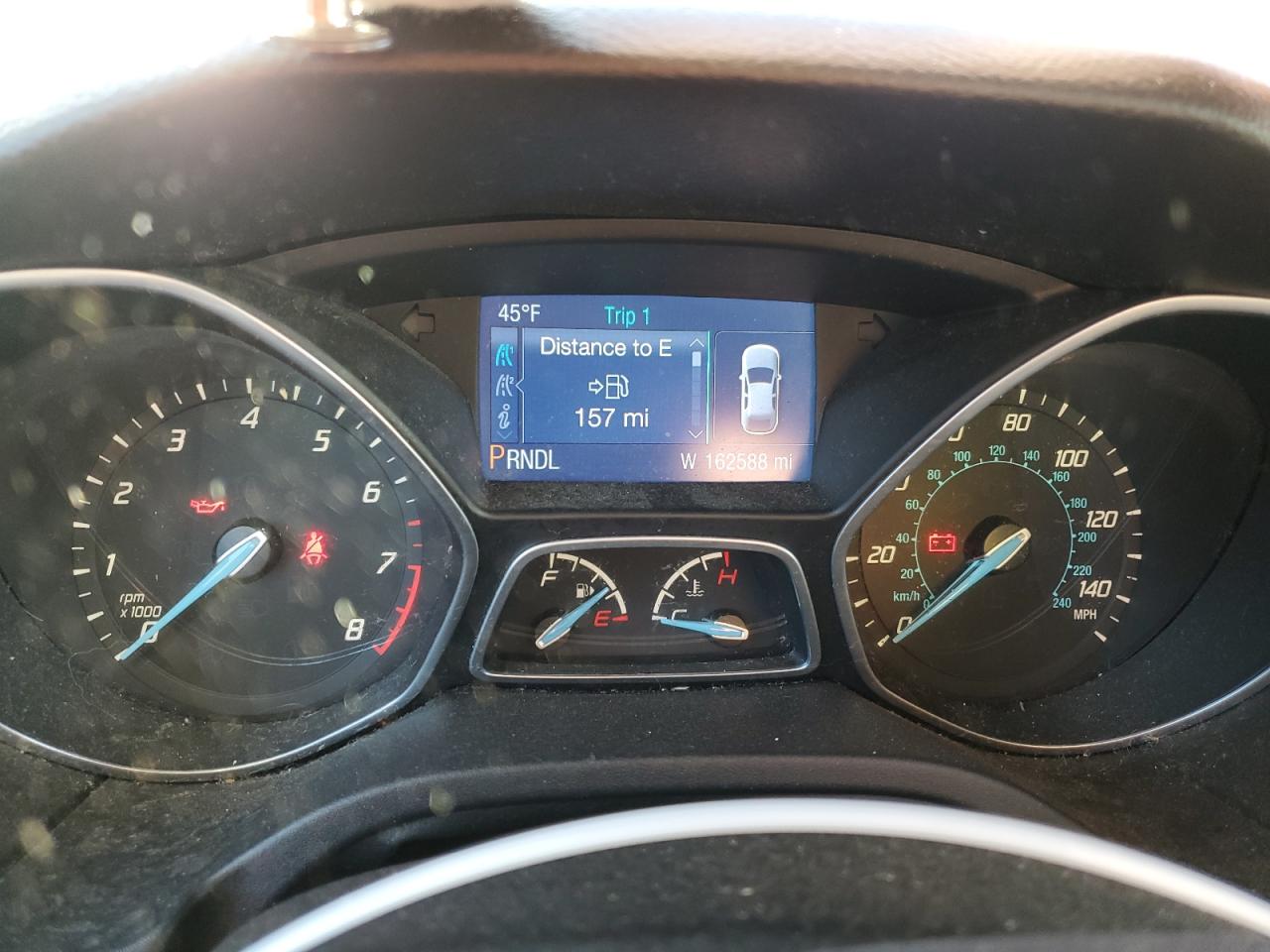 2014 Ford Focus VIN 1FADP3F20EL163153 Copart auction photo, rear end damage thumbnail 9
