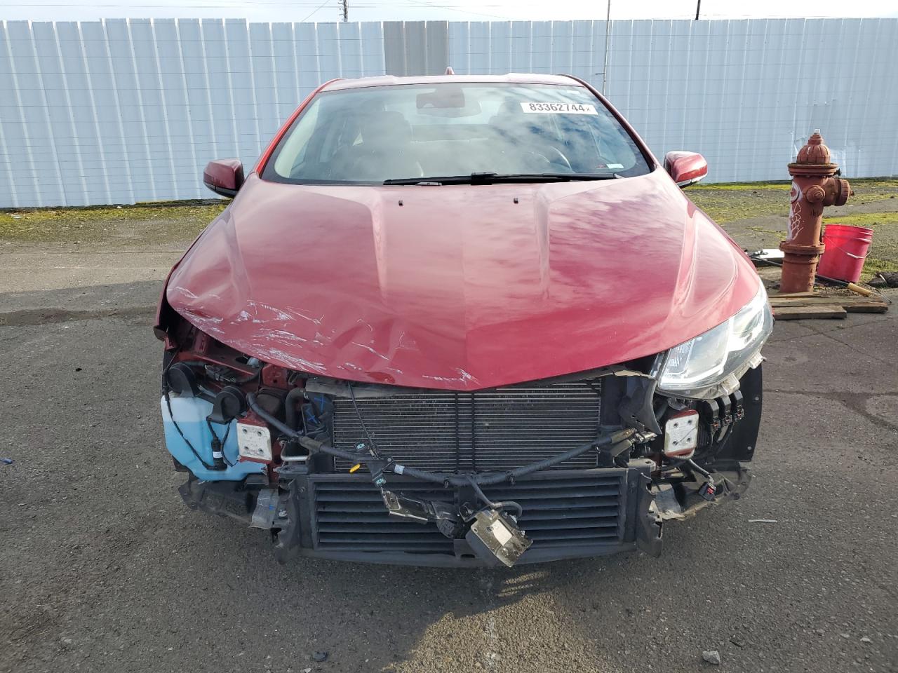 2019 Chevrolet Volt VIN 1G1RD6S55KU127077 Copart auction photo, front end / rear end damage thumbnail 5
