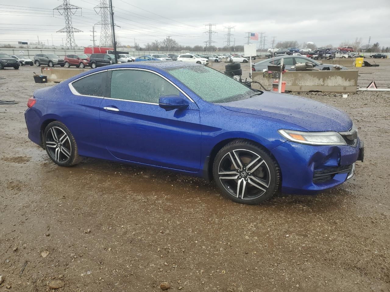 2016 Honda Accord VIN 1HGCT2B03GA002179 Copart auction photo, side / front end damage thumbnail 4