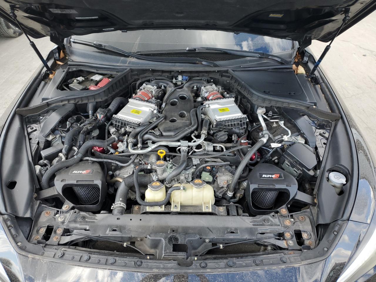 2020 Infiniti Q50 VIN JN1EV7AR9LM252696 Copart auction photo, side / front end damage thumbnail 11