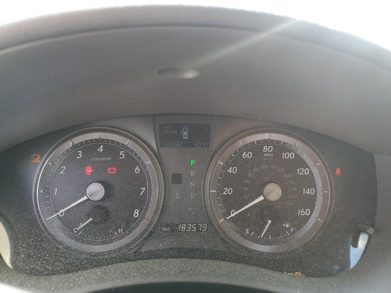 2008 Lexus ES VIN JTHBJ46GX82233853 Copart auction photo, front end damage thumbnail 9
