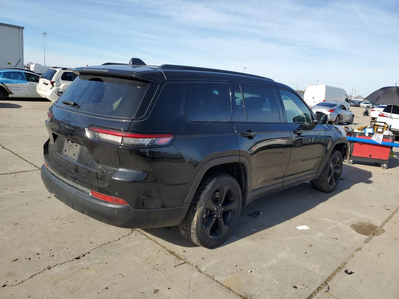 2021 Jeep Grand Cherokee VIN 1C4RJKAG1M8138116 Copart auction photo, front end damage thumbnail 3