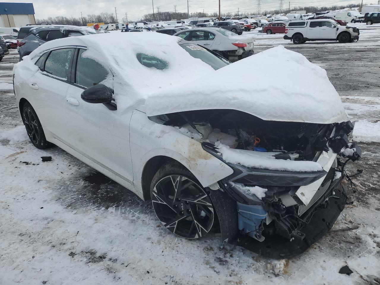 2025 KIA K5 VIN KNAG64J7XS5299788 Copart auction photo, front end / undercarriage damage thumbnail 4