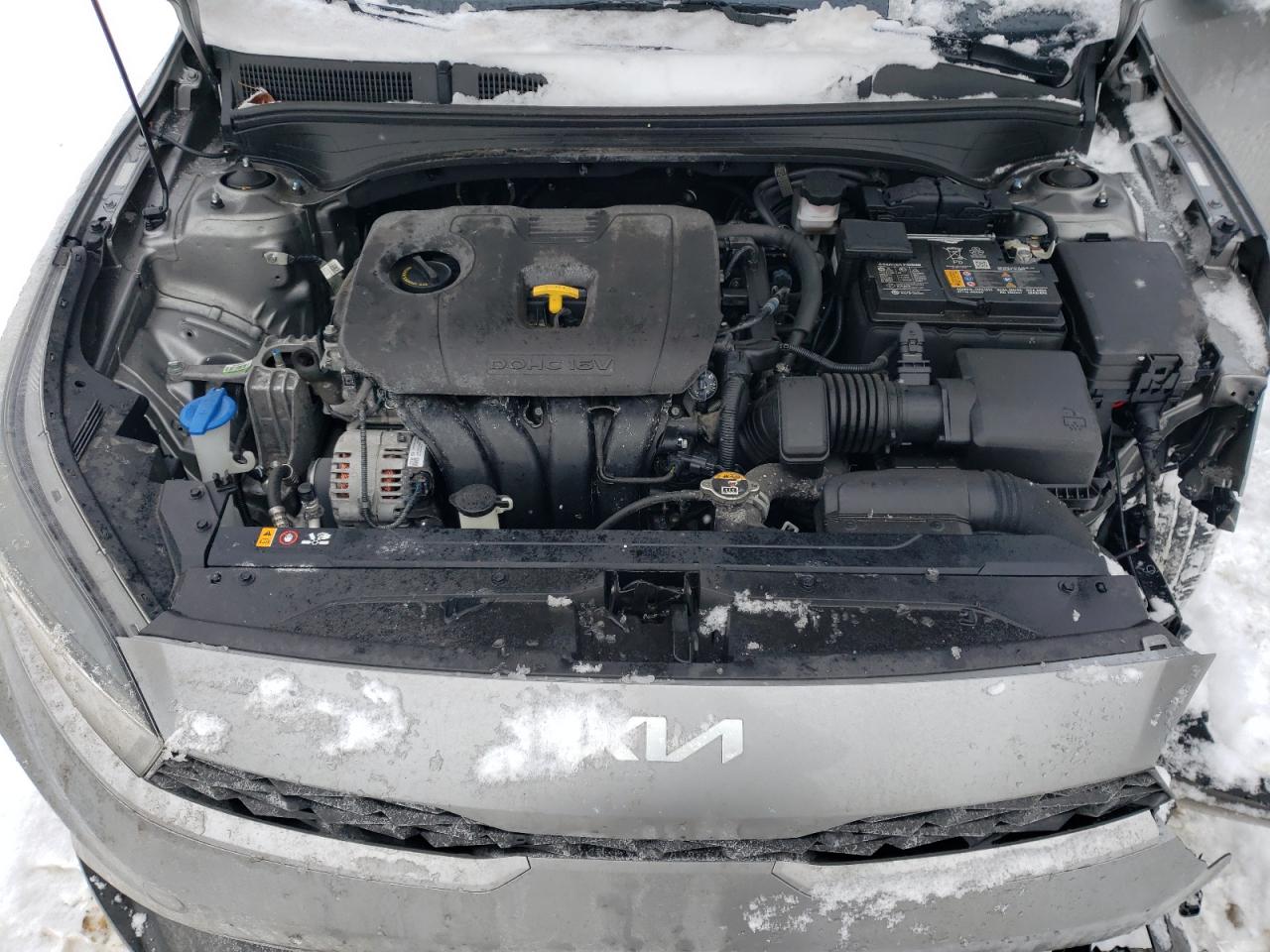 2022 KIA Forte VIN 3KPF24AD1NE458576 Copart auction photo, front end / side damage thumbnail 11