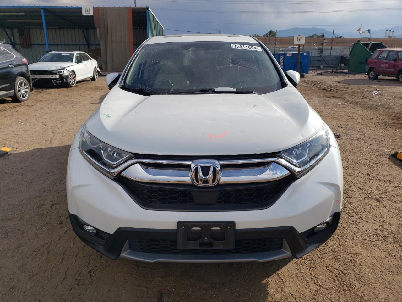 2019 Honda CR-V VIN 7FARW2H88KE033848 Copart auction photo, hail damage thumbnail 5