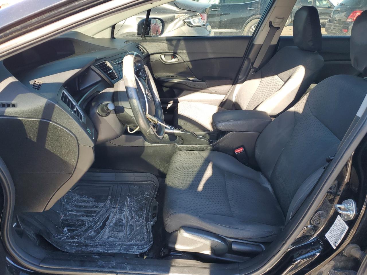 2015 Honda Civic VIN 19XFB2F55FE079152 Copart auction photo, side / front end damage thumbnail 7