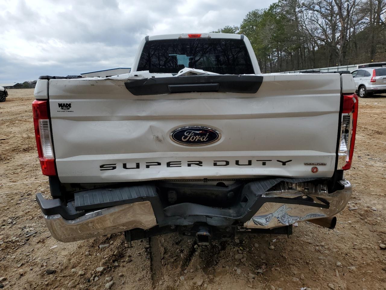 2017 Ford F250 VIN 1FT7W2A6XHEC05741 Copart auction photo, rear end / side damage thumbnail 6