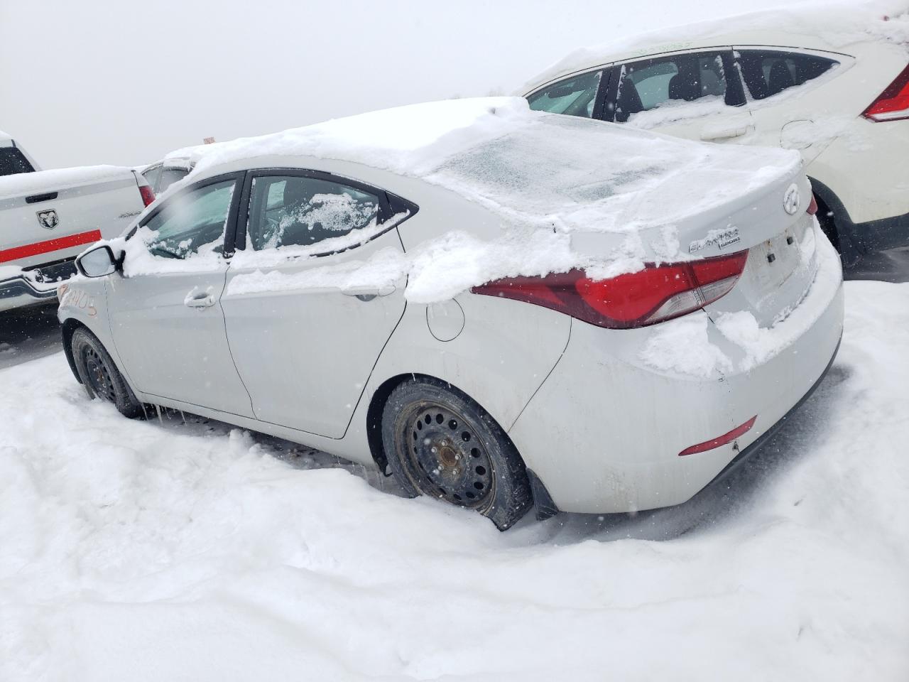 2016 Hyundai Elantra VIN KMHDH4AE8GU509442 Copart auction photo, front end / undercarriage damage thumbnail 2