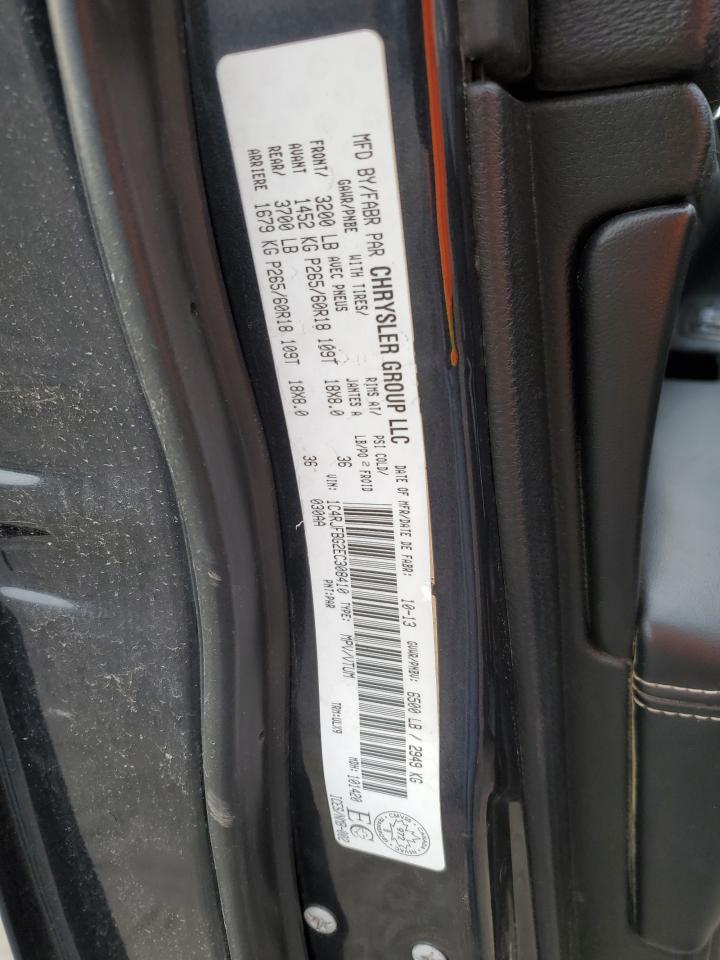 2014 Jeep Grand Cherokee VIN 1C4RJFBG2EC308410 Copart auction photo, minor dent/scratches damage thumbnail 13