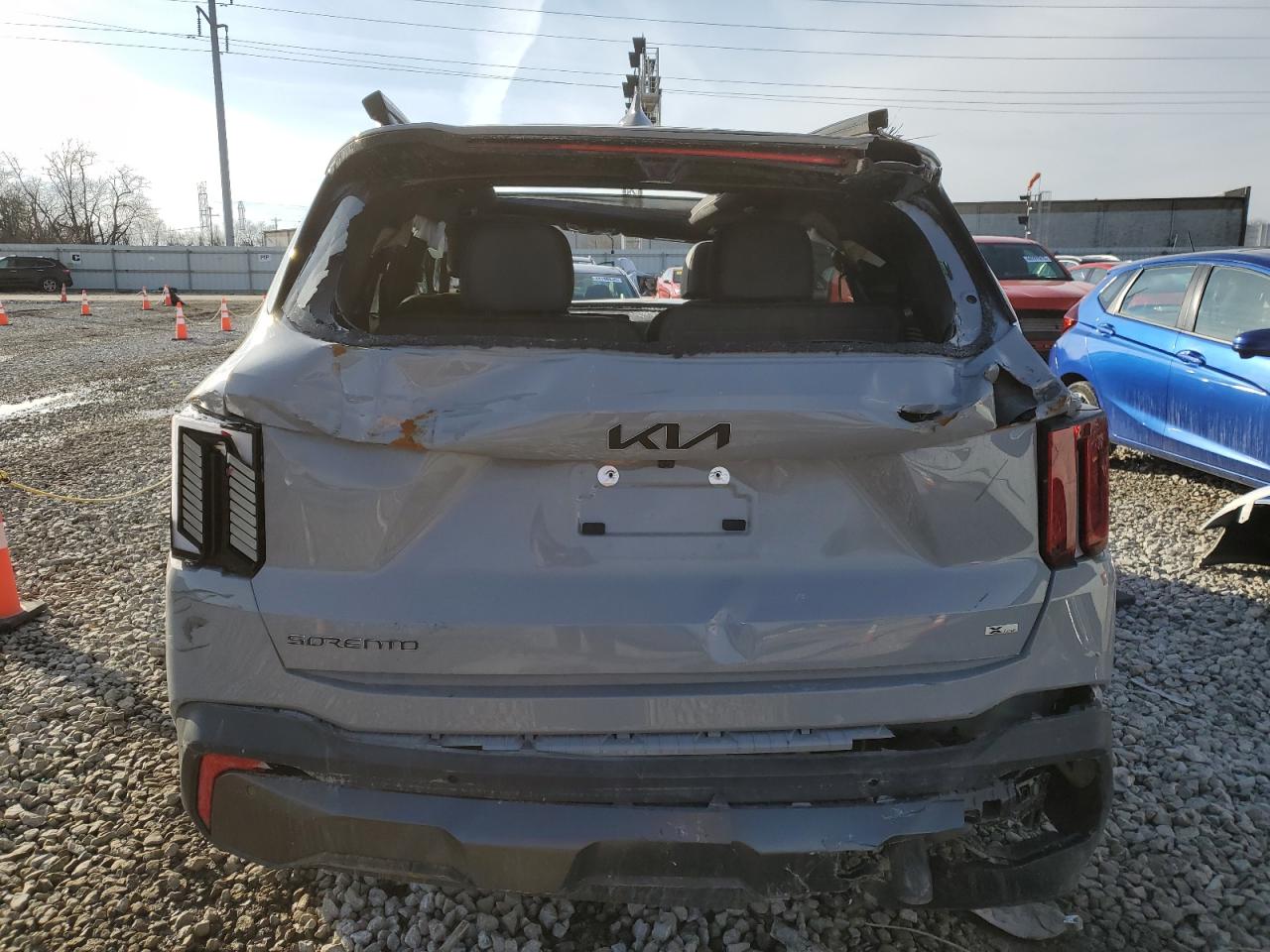 2024 KIA Sorento VIN 5XYRKDJF3RG287806 Copart auction photo, rollover damage thumbnail 6