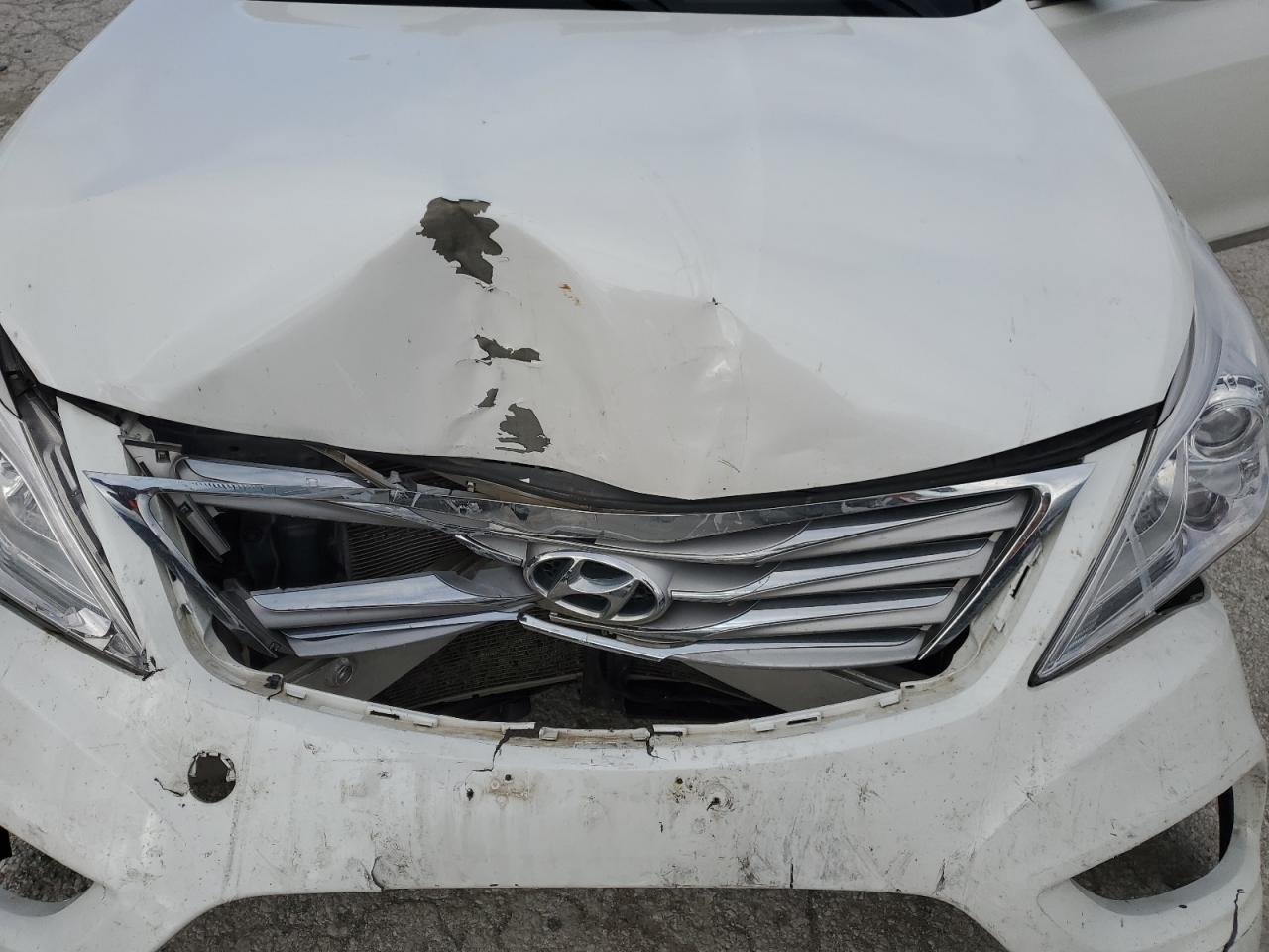 2013 Hyundai Azera VIN KMHFG4JG2DA218865 Copart auction photo, front end damage thumbnail 12