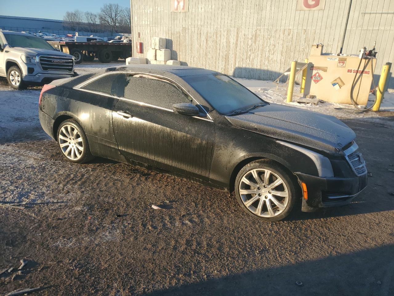 2017 Cadillac ATS VIN 1G6AG1RX9H0117872 Copart auction photo, front end damage thumbnail 4