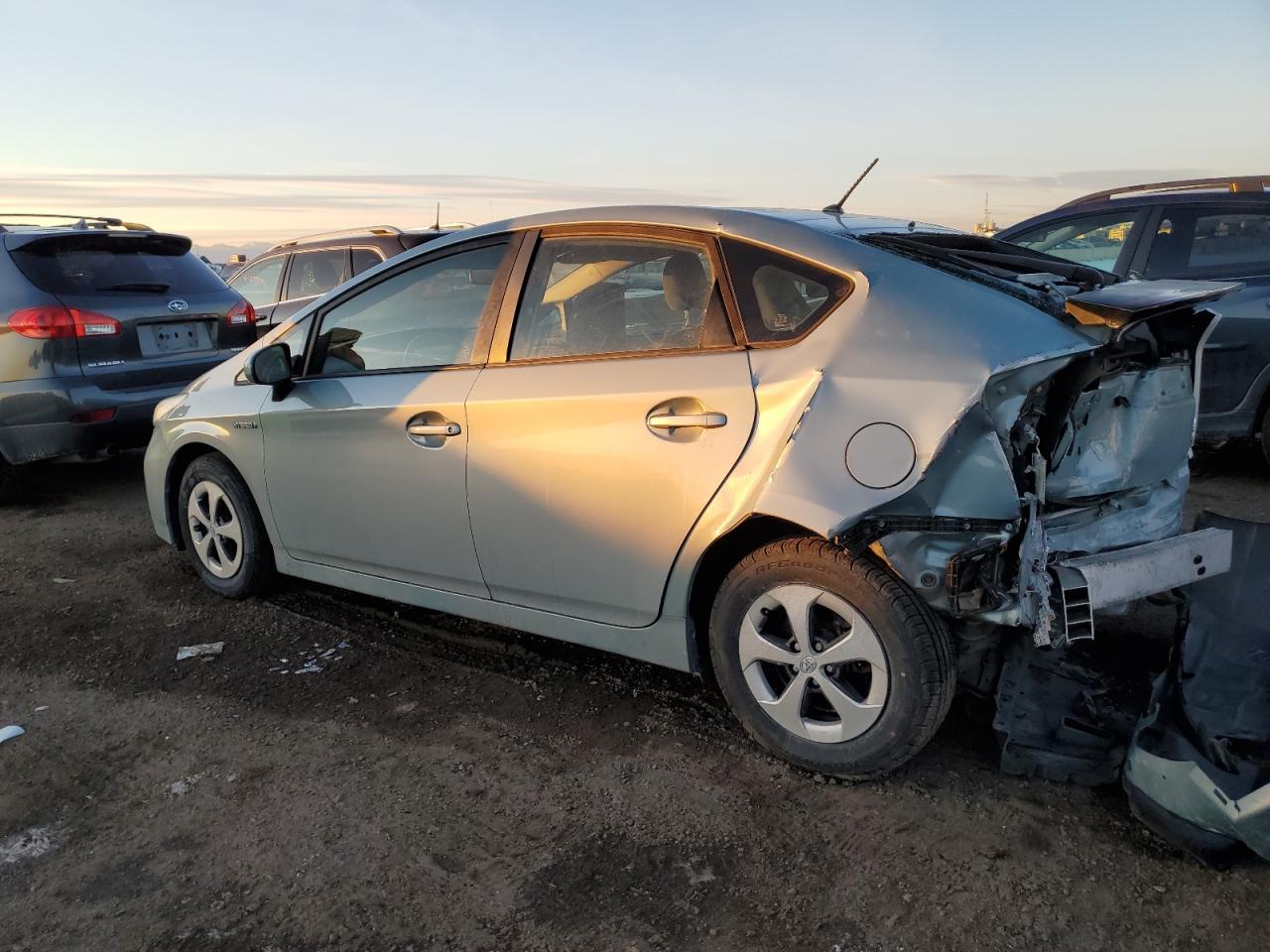 2013 Toyota Prius VIN JTDKN3DU3D1660851 Copart auction photo, rear end damage thumbnail 2